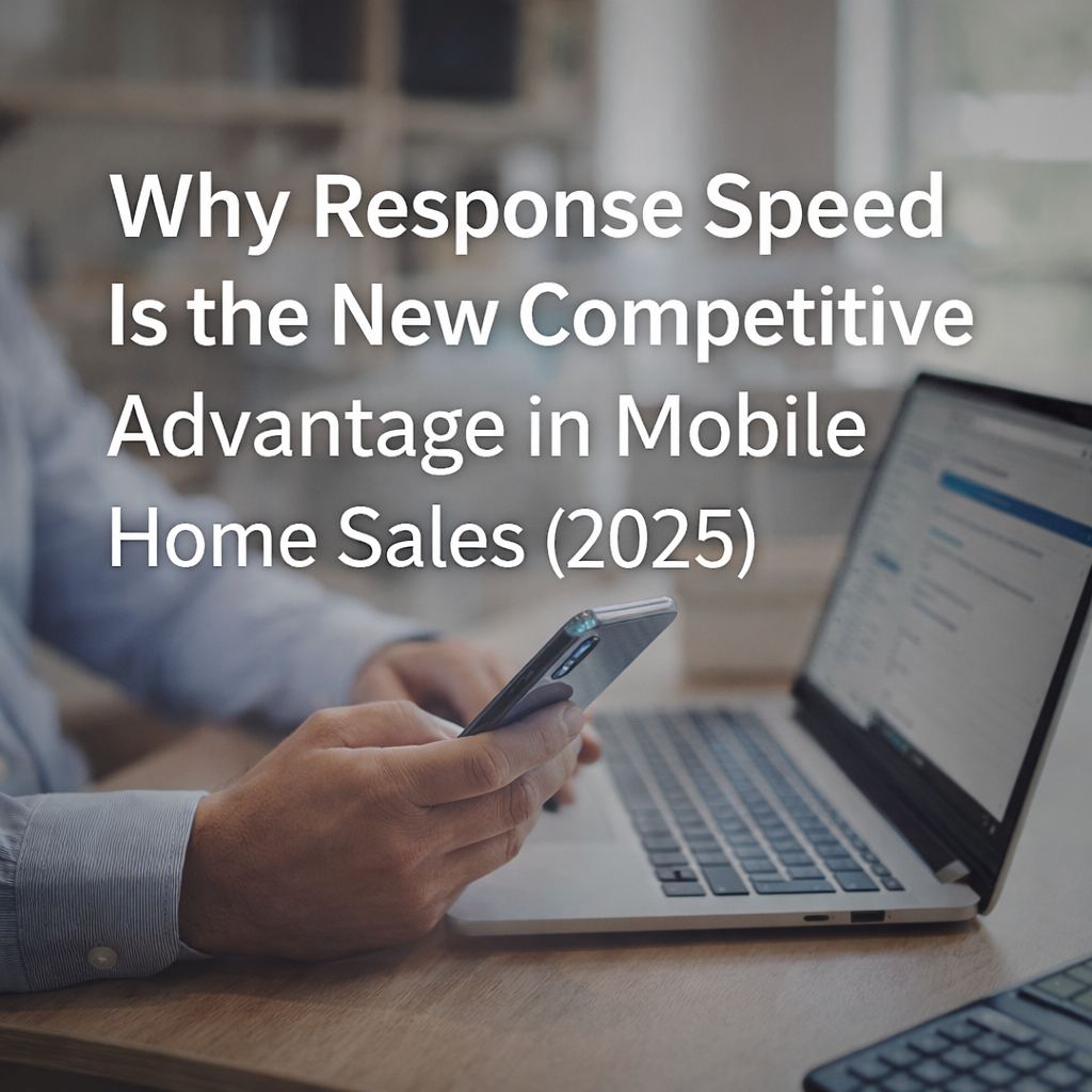 Why Response Speed Is the New Competitive Advantage in Mobile Home Sales (2025)