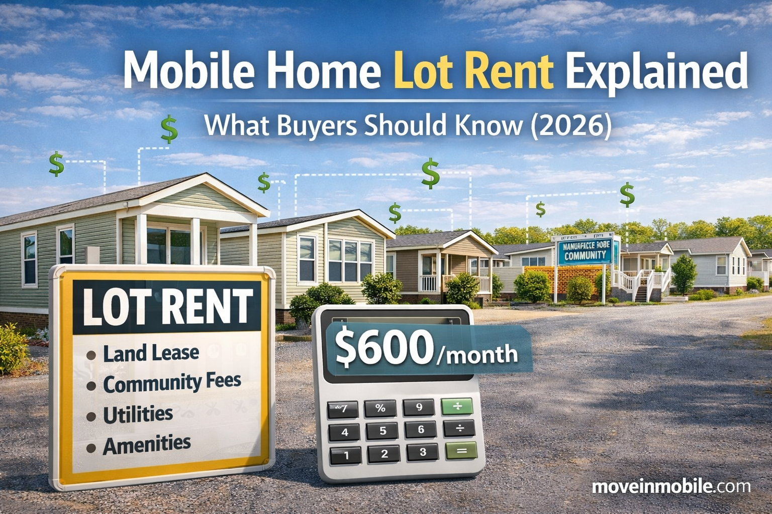 Mobile Home Lot Rent Explained: What Buyers and Sellers Should Know in 2026